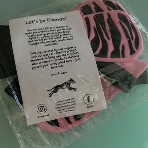 Pink Zebra Dog Sweater